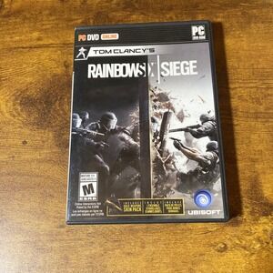 Tom Clancy's Rainbow Six Siege PC DVD ROM Game Ubisoft ESRB Mature 17+‎